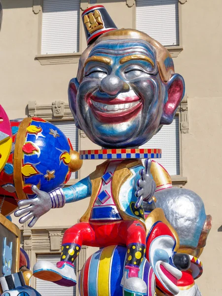 VIAREGGIO, ITALY - FEBRUARY 23:   allegorical float of Berluscon — Stock Photo, Image