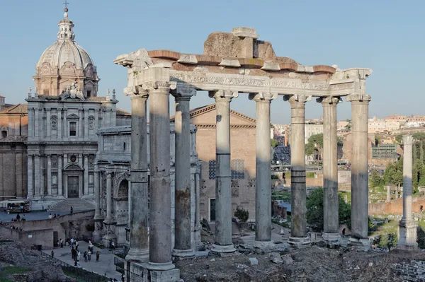 Veduta del Foro Romano Roma — Foto Stock