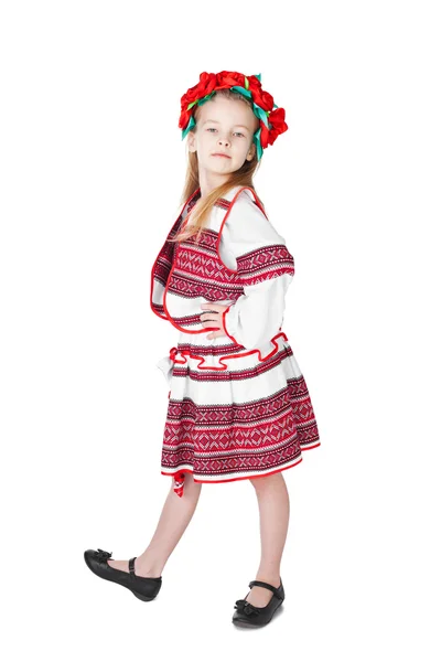 Ragazza ucraina in costume nazionale — Foto Stock