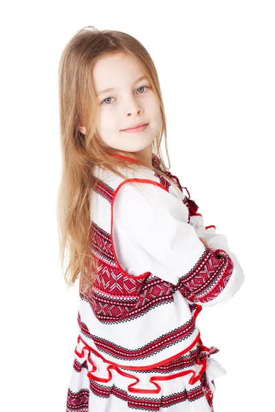 Ukrainian girl in national costume — Stock Photo, Image