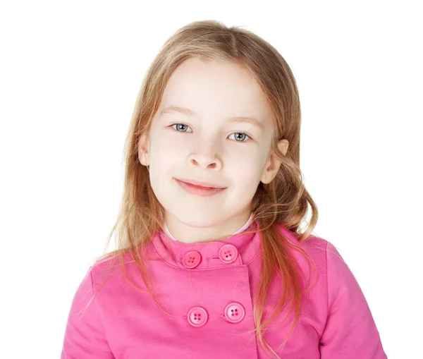 Portrait of little smiling girl — Stock Photo, Image