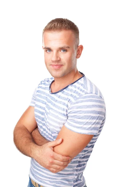 Portrait of happy smiling young man — Stock Photo, Image