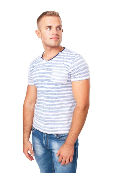 Portrait of happy smiling young man — Stock Photo, Image