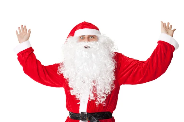 Santa Claus sorprendido — Foto de Stock