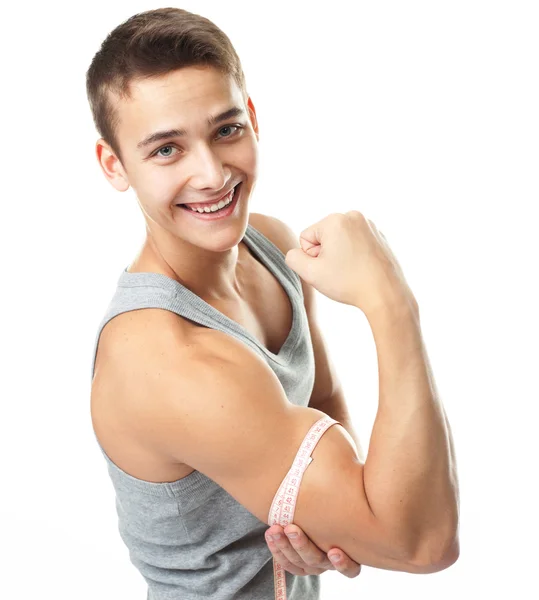 Svalové biceps — Stock fotografie