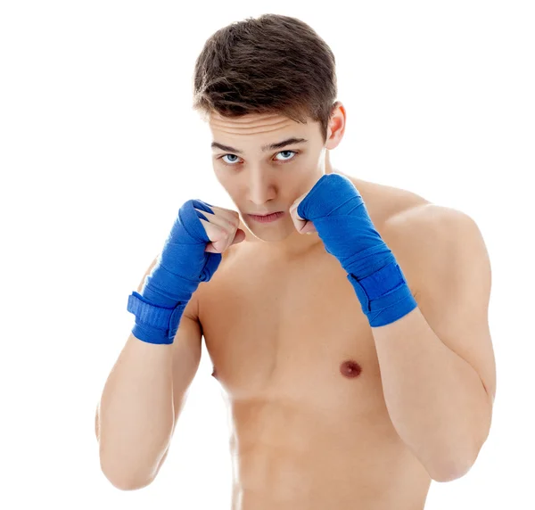 Male fighter — Stock Photo, Image