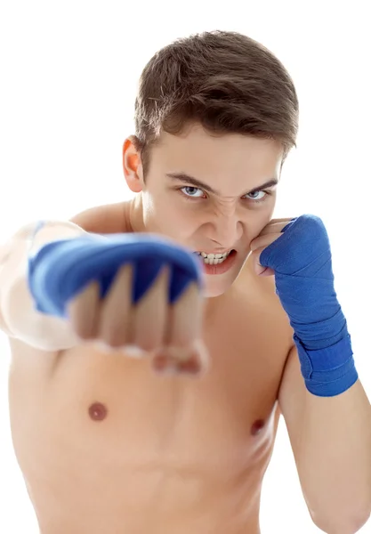 Male fighter — Stock Photo, Image