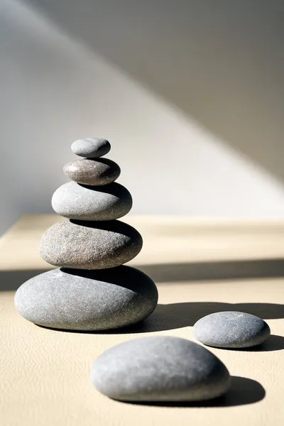 Piedras Zen cairn — Foto de Stock