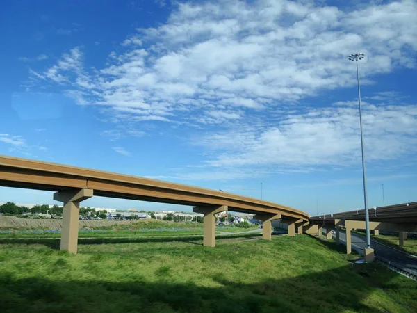 Carreteras Carreteras Elevadas Fuera Dallas Texas —  Fotos de Stock