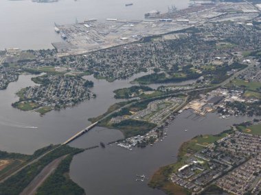 Limanın havadan görüntüsü Baltimore, Maryland