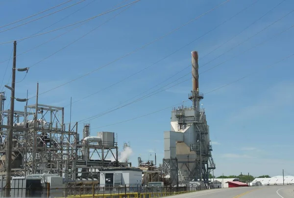 Industriële Brandstofraffinaderij Wynnewood Oklahoma — Stockfoto