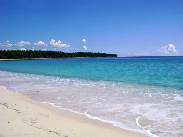 Кришталеві Чисті Блакитні Води Чудового Пляжу Південній Частині Філіппін — стокове фото