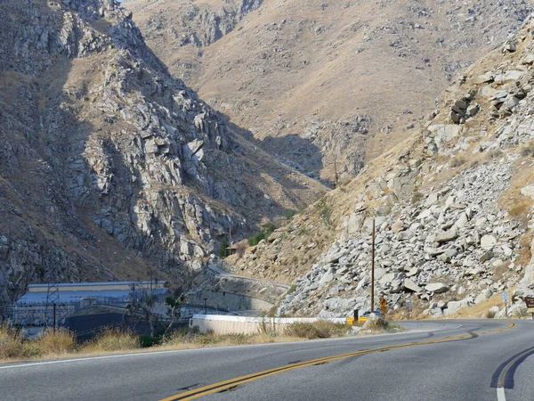 Breathtaking Revira Vira Kern Canyon Road Callifornia Highway Route 178 — Fotografia de Stock