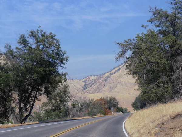 Kern Folyó Kern Canyon Road Nál Vagy Callcalifornia Highway Route — Stock Fotó