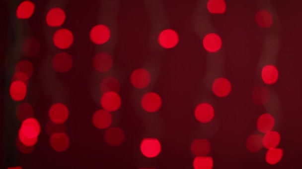 Lumières de Noël rouges hors foyer 