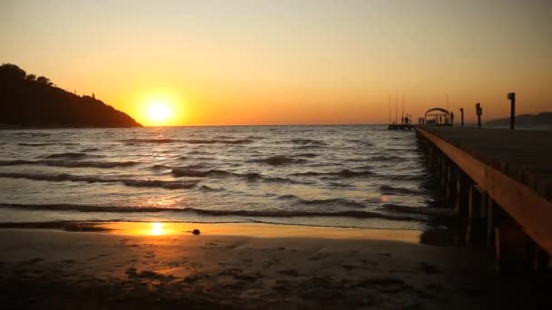 Timelapse en la costa — Vídeos de Stock