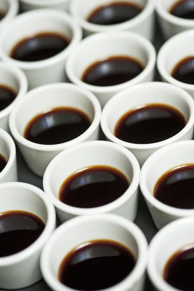 Koffie cups patroon Stockfoto