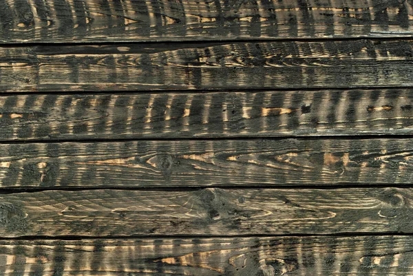 Textur Alter Schäbiger Bretter Tisch Mit Schwarzer Ausgelöschter Farbe Hintergrund — Stockfoto