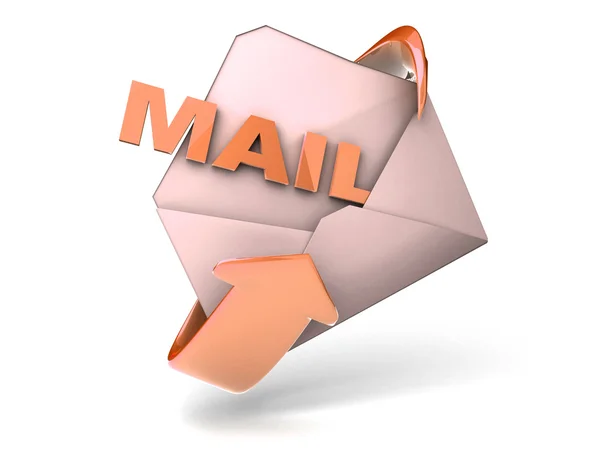 Ein E-Mail-Symbol — Stockfoto