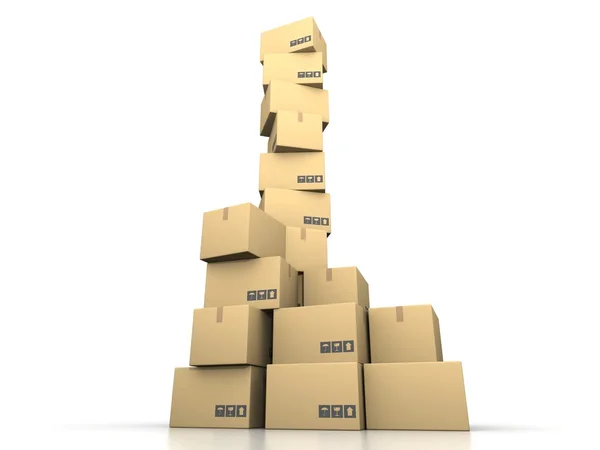 Cardboard boxes — Stock Photo, Image