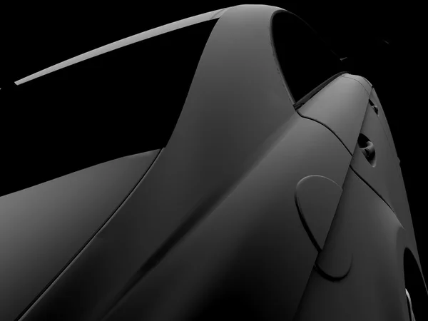 Car on a black background — Stock Photo, Image