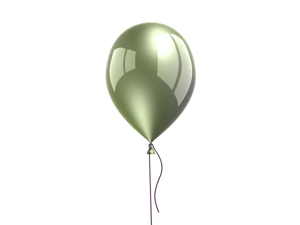 Grüner Ballon — Stockfoto