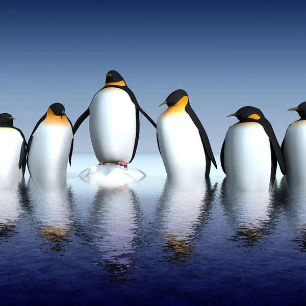 Fun penguins — Stock Photo, Image