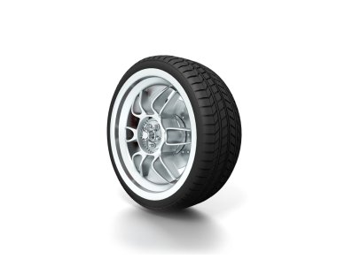 beyaz zemin üzerinde lastik