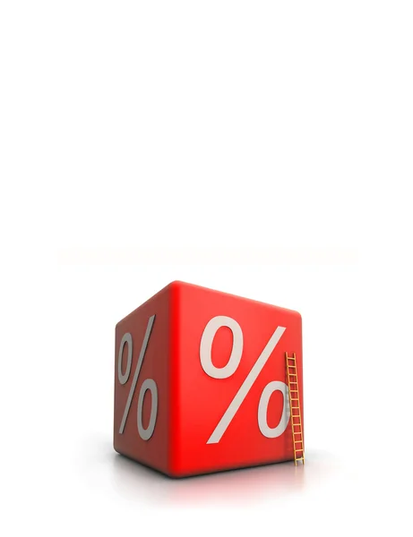 Big percent — Stock Photo, Image