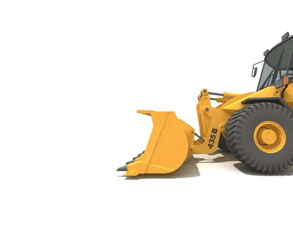 Isolated bulldozer — Stock Photo, Image