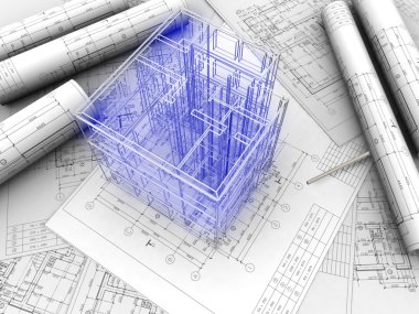 3d planı çizim