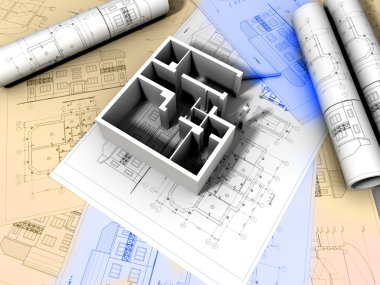 3d planı çizim