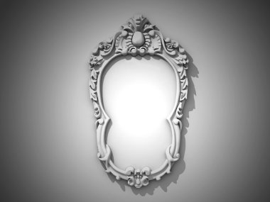 süslü vintage çerçeve