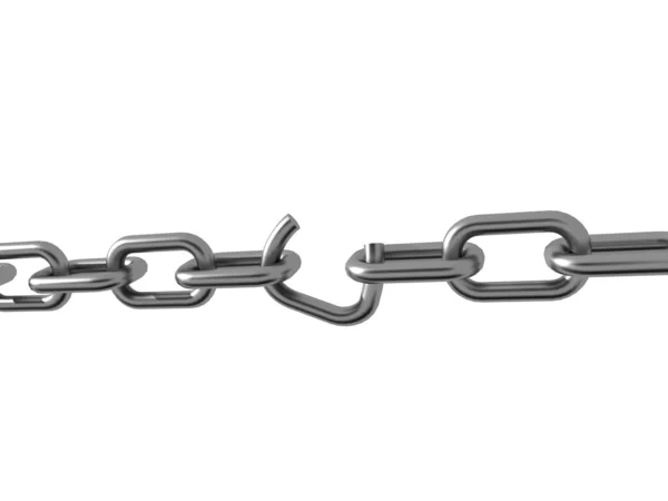 Broken chain — Stock Photo, Image