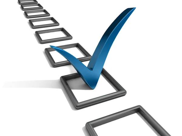 CheckBox ile üzerine beyaz izole yeşil onay işareti