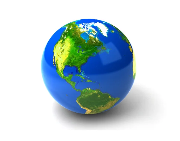 3d realistic Globe — Stock Photo, Image