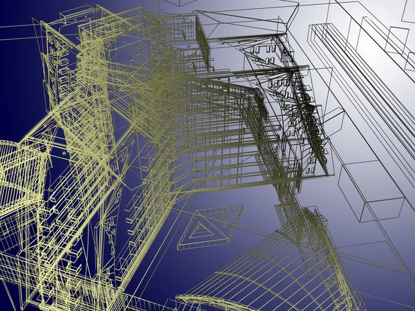 Absztrakt építészet — Stock Fotó