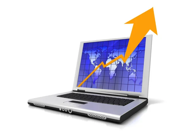 Business graph — Stock Photo, Image