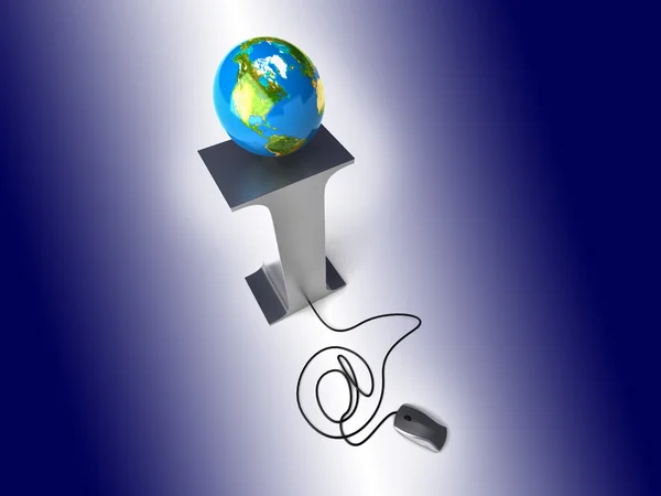 Global network the Internet — Stock Photo, Image