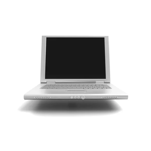 Vliegende laptop — Stockfoto