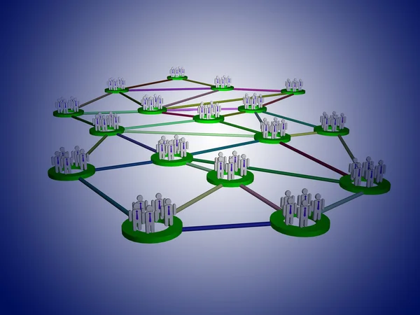 Netzwerkkonzept — Stockfoto