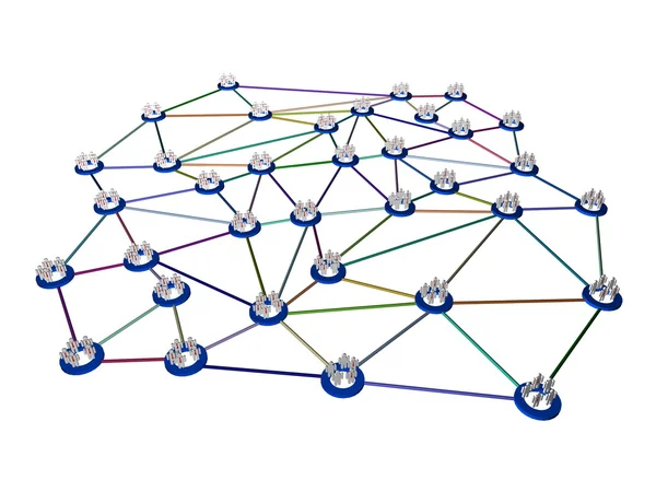ネットワークの概念 — ストック写真
