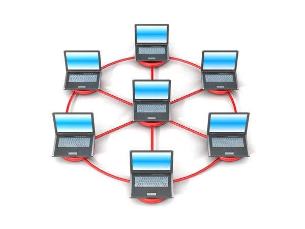 网络概念 — 图库照片