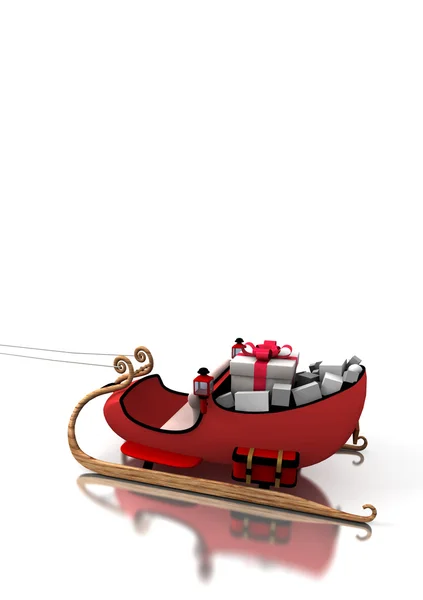 Santa sledges — Stock Photo, Image