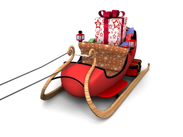 Santa sledges — Stock Photo, Image