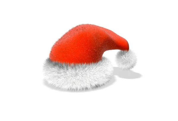 Santa hat isolated in white background — Stock Photo, Image