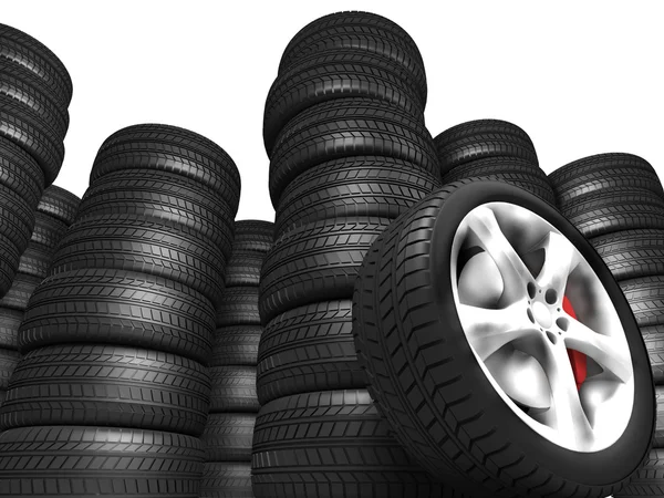 Tyres the — Stock Photo, Image