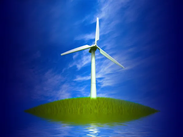 Wind turbine farm — Stock Photo, Image