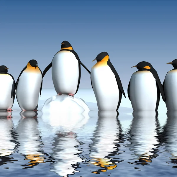 Fun penguins — Stock Photo, Image