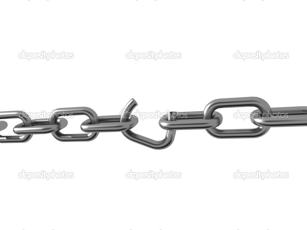 cadena rota — Fotos de Stock © ArchManStocker 13306775